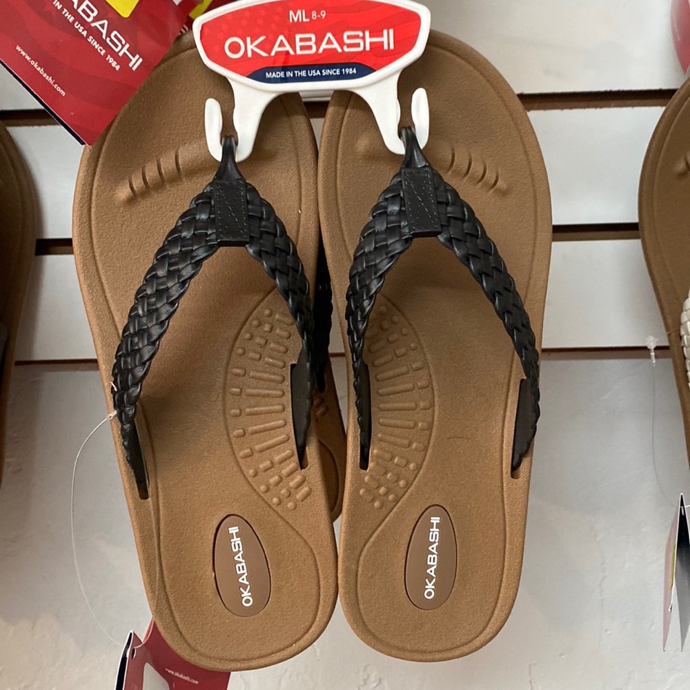 Okabashi Womens Baha Toffee/Black